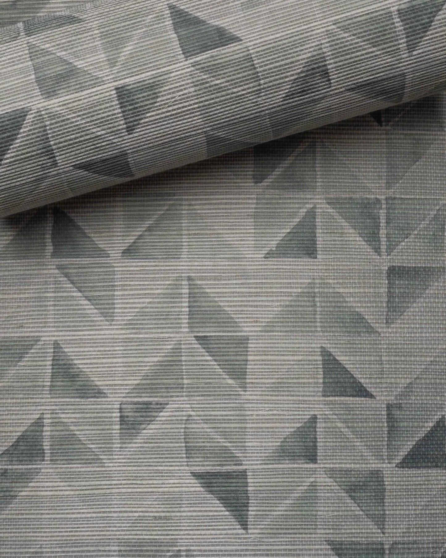Water Chevron | Grasscloth