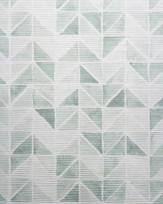Water Chevron | Grasscloth