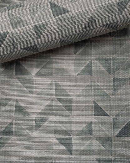 Water Chevron | Grasscloth