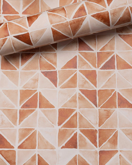 Water Chevron | Clay Paper